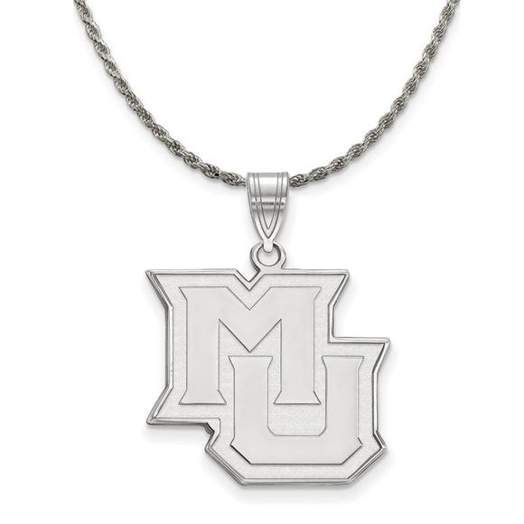 Sterling Silver Marquette U Large ´MU´ Pendant...